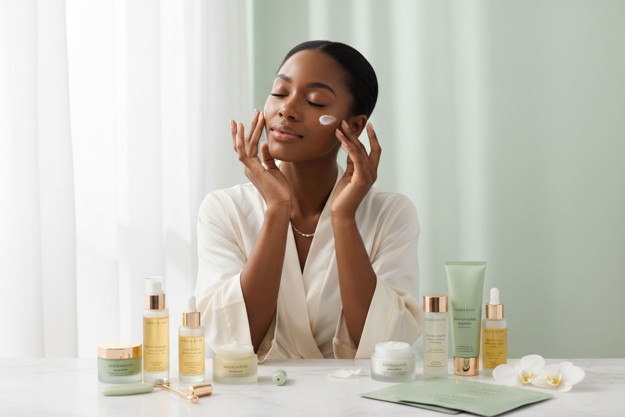 Prime skincare collection.